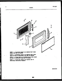 03 - Door Parts parts for Frigidaire Microwave 56-5472-10-01 from AppliancePartsPros.com