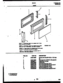 03 - Door Parts parts for Frigidaire Microwave 56-9131-10-05 from AppliancePartsPros.com
