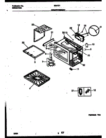 05 - Wrapper And Body Parts parts for Frigidaire Microwave 56-9131-10-05 from AppliancePartsPros.com