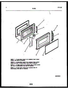 03 - Door Parts parts for Frigidaire Microwave 56-9381-10-03 from AppliancePartsPros.com