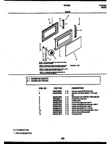 03 - Door Parts parts for Frigidaire Microwave 56-9832-10-02 from AppliancePartsPros.com