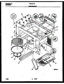 05 - Wrapper And Body Parts parts for Frigidaire Microwave TMS134T1G from AppliancePartsPros.com
