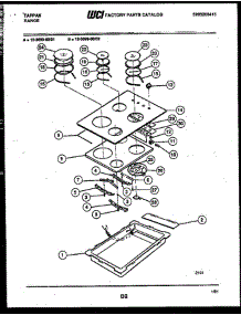 08 - Backguard / Cooktop parts for Frigidaire Range 21KEMAWAP4 from AppliancePartsPros.com