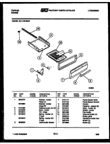 04 - Broiler Drawer Parts parts for Frigidaire Range 30-1049-00-01 from AppliancePartsPros.com