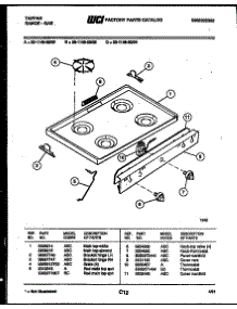 03 - Cooktop Parts parts for Frigidaire Range 30-1149-23-03 from AppliancePartsPros.com