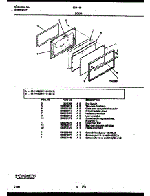 06 - Door Parts parts for Frigidaire Range 30-1149-23-12 from AppliancePartsPros.com