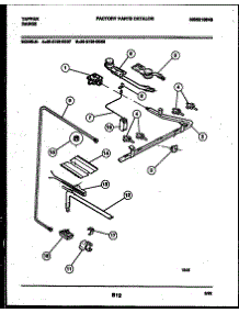 06 - Burner, Manifold And Gas Control parts for Frigidaire Range 30-2139-00-08 from AppliancePartsPros.com