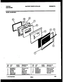05 - Door Parts parts for Frigidaire Range 30-2232-23-01 from AppliancePartsPros.com