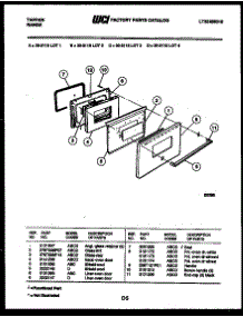 05 - Door Parts parts for Frigidaire Range 30-2118-23-02 from AppliancePartsPros.com