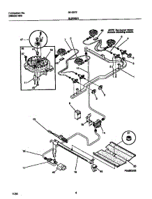 03 - Burner parts for Frigidaire Range 30-2272-23-02 from AppliancePartsPros.com