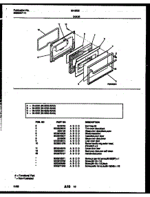 06 - Door Parts parts for Frigidaire Range 30-2232-23-02 from AppliancePartsPros.com