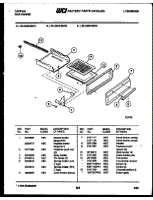 04 - Broiler Drawer Parts parts for Frigidaire Range 30-2249-23-03 from AppliancePartsPros.com