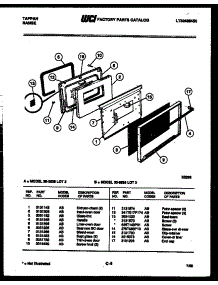 06 - Door Parts parts for Frigidaire Range 30-2538-66-03 from AppliancePartsPros.com