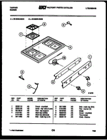 03 - Cooktop Parts parts for Frigidaire Range 30-2549-23-02 from AppliancePartsPros.com
