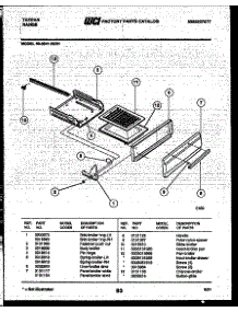 05 - Broiler Drawer Parts parts for Frigidaire Range 30-3341-00-01 from AppliancePartsPros.com