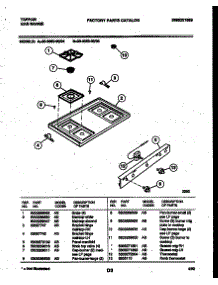 03 - Cooktop Parts parts for Frigidaire Range 30-3350-23-05 from AppliancePartsPros.com