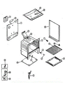 Cabinet parts for Tappan Range 30-3348-01 from AppliancePartsPros.com