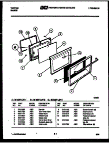 04 - Door Parts parts for Frigidaire Range 30-3657-00-01 from AppliancePartsPros.com