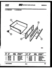 04 - Drawer Parts parts for Frigidaire Range 30-3860-00-02 from AppliancePartsPros.com