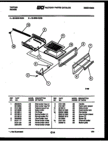 03 - Broiler Drawer Parts parts for Frigidaire Range 30-3649-00-04 from AppliancePartsPros.com