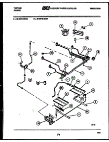 05 - Burner, Manifold And Gas Control parts for Frigidaire Range 30-3979-00-03 from AppliancePartsPros.com