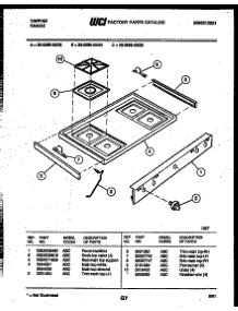 03 - Cooktop Parts parts for Frigidaire Range 30-3989-23-05 from AppliancePartsPros.com