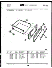 05 - Drawer Parts parts for Frigidaire Range 30-3989-23-05 from AppliancePartsPros.com