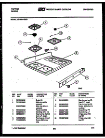 03 - Cooktop Parts parts for Frigidaire Range 30-3991-00-01 from AppliancePartsPros.com