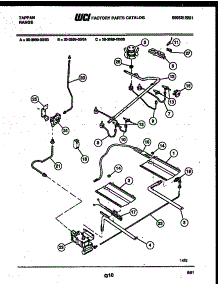 06 - Burner, Manifold And Gas Control parts for Frigidaire Range 30-3989-23-05 from AppliancePartsPros.com