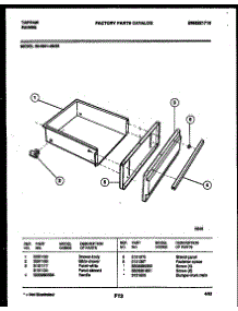 04 - Drawer Parts parts for Frigidaire Range 30-3991-00-03 from AppliancePartsPros.com