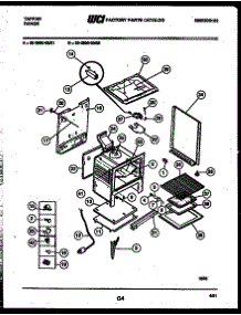 07 - Body Parts parts for Frigidaire Range 30-3860-00-02 from AppliancePartsPros.com