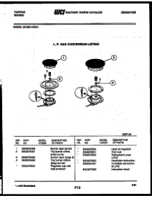 08 - Burner Parts parts for Frigidaire Range 30-3991-00-01 from AppliancePartsPros.com