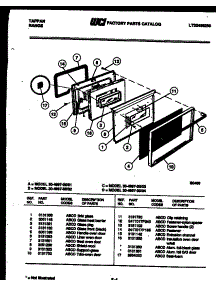 04 - Door Parts parts for Frigidaire Range 30-4997-00-03 from AppliancePartsPros.com