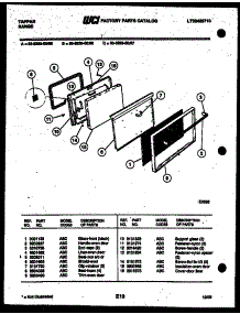 04 - Door Parts parts for Frigidaire Range 30-6238-00-06 from AppliancePartsPros.com