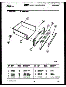 07 - Drawer Parts parts for Frigidaire Range 30-6759-00-02 from AppliancePartsPros.com