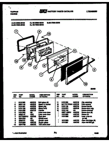 03 - Door Parts parts for Frigidaire Range 30-7988-23-03 from AppliancePartsPros.com