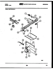06 - Burner, Manifold And Gas Control parts for Frigidaire Range 30DPCDWGN1 from AppliancePartsPros.com