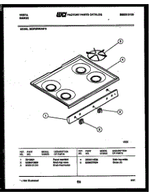 03 - Cooktop Parts parts for Frigidaire Range 30DPMBWAN6 from AppliancePartsPros.com