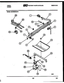 04 - Burner, Manifold And Gas Control parts for Frigidaire Range 30DPMBWAN6 from AppliancePartsPros.com