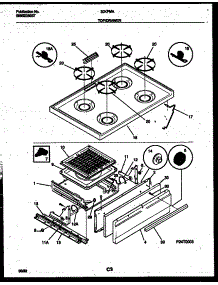05 - Cooktop And Broiler Drawer Parts parts for Frigidaire Range 30KPMAWHN2 from AppliancePartsPros.com