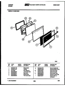 03 - Door Parts parts for Frigidaire Range 31-2239-23-05 from AppliancePartsPros.com
