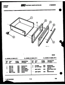 07 - Drawer Parts parts for Frigidaire Range 31-2208-00-02 from AppliancePartsPros.com