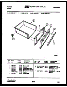 07 - Drawer Parts parts for Frigidaire Range 31-2538-66-06 from AppliancePartsPros.com