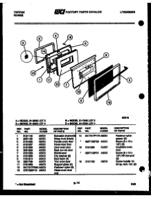 03 - Door Parts parts for Frigidaire Range 31-3348-66-03 from AppliancePartsPros.com