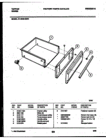05 - Drawer Parts parts for Frigidaire Range 31-3342-23-01 from AppliancePartsPros.com