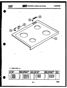 05 - Cooktop Parts parts for Frigidaire Range 31-2977-00-01 from AppliancePartsPros.com