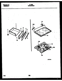 05 - Cooktop And Drawer Parts parts for Frigidaire Range 31-4592-23-01 from AppliancePartsPros.com