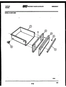 05 - Drawer Parts parts for Frigidaire Range 31-4979-00-02 from AppliancePartsPros.com