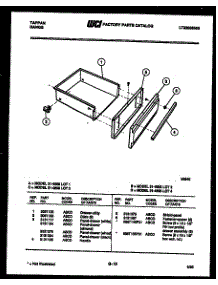 07 - Drawer Parts parts for Frigidaire Range 31-4668-23-04 from AppliancePartsPros.com