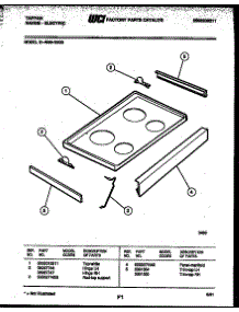 03 - Cooktop Parts parts for Frigidaire Range 31-4989-00-03 from AppliancePartsPros.com